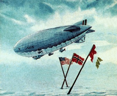 The Norge Airship by English School