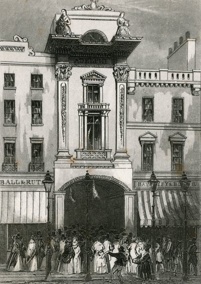 The Old Adelphi Theatre by English School