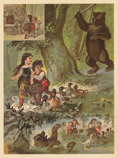 The Old Bear who Lived in a House of Sugar by English School