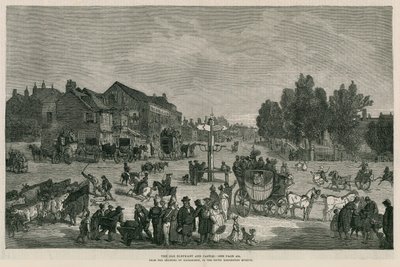 The Old Elephant and Castle by English School