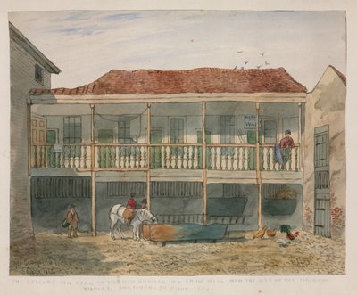 The Old George Inn, Snow Hill by English School