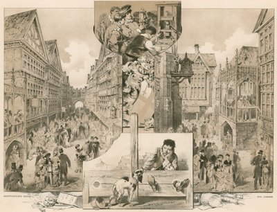The Old London Street at the Health Exhibition; Whittington