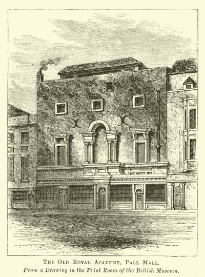 The Old Royal Academy, Pall Mall by English School