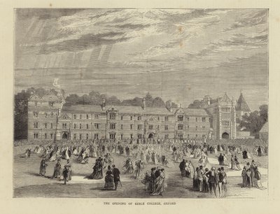 The Opening of Keble College, Oxford by English School