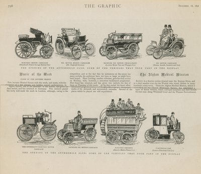 The Opening of the Automobile Club by English School