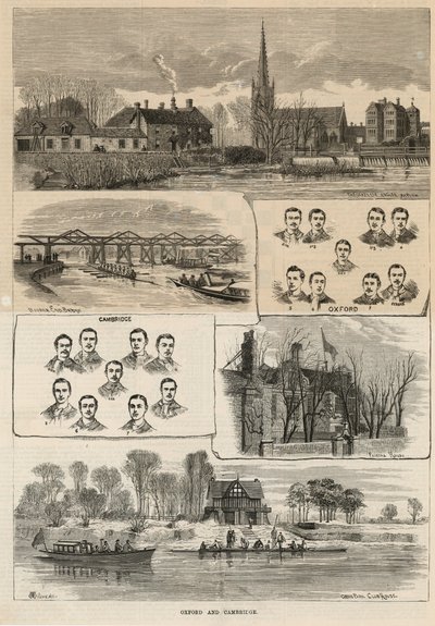 The Oxford and Cambridge Boat Race by English School