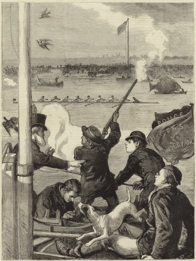 The Oxford and Cambridge boat race by English School