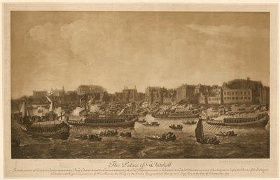 The Palace of Whitehall, 1683 by English School