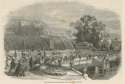 The Palm House, Kew Gardens, London by English School