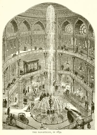 The Panopticon, in 1854 by English School