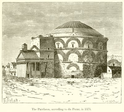 The Pantheon, According to du Perac, in 1575 by English School