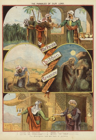 The Parables of Christ: The Parable of Hidden Treasure by English School
