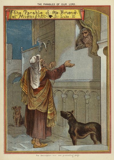 The Parables of Christ: The Parable of the Friend at Midnight by English School