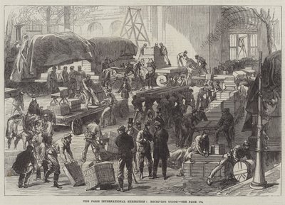 The Paris International Exhibition, receiving Goods by English School