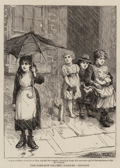 The Park-Slip Colliery Disaster, Orphans by English School