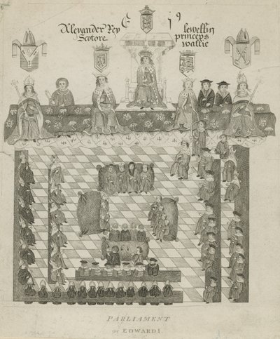 The Parliament of King Edward I by English School