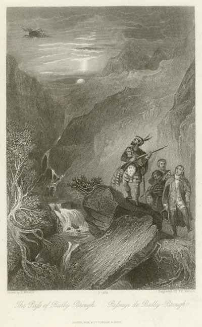The Pass of Bally Brough by English School