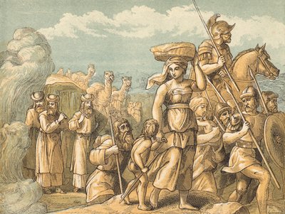 The Passage over Jordan by English School