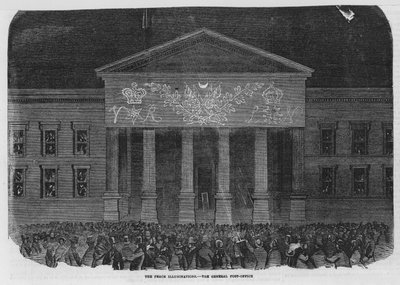 The Peace Illuminations at the General Post Office by English School