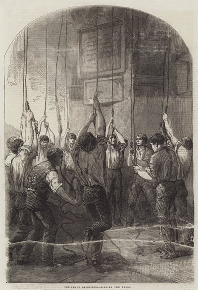The Peace Rejoicings, Ringing the Bells by English School