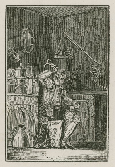 The Pewterer by English School
