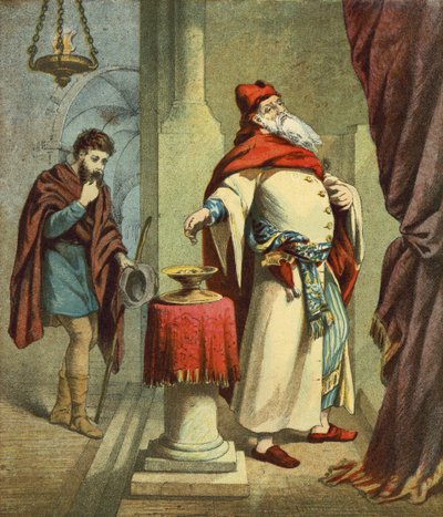The Pharisee and the Publican by English School