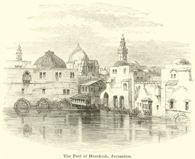 The Pool of Hezekiah, Jerusalem by English School