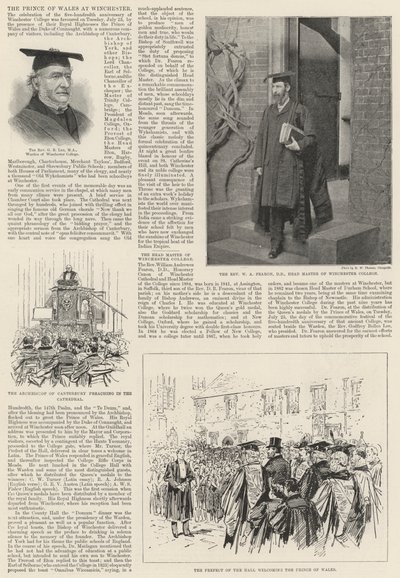 The Prince of Wales at Winchester by English School