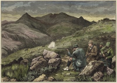 The Prince of Wales at a Deer Drive in the Forest of Mar by English School