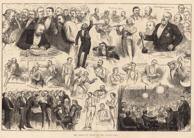 The Prince of Wales at the Savage Club by English School
