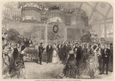 The Prince of Wales at the Telegraphic Soiree Given by Mr Pender by English School