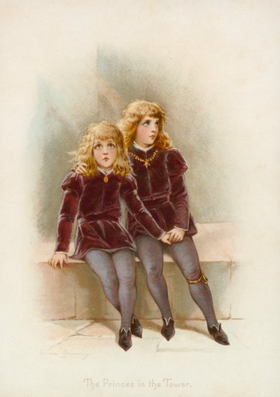 The Princes in the Tower by English School