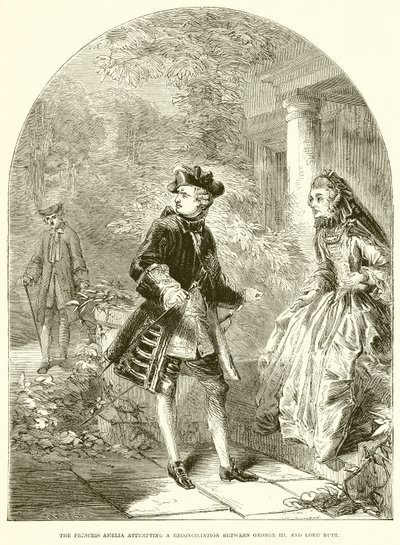 Princess Amelia Attempting a Reconciliation Between George III and Lord Bute by English School