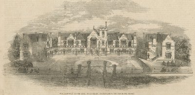 The Printers Almshouses in Wood Green by English School