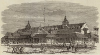 The Punjab Exhibition Building at Lahore by English School