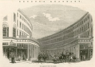 The Quadrant, Regent Street, London by English School