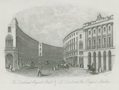 The Quadrant, Regents Street, London by English School
