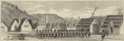 The Queen at Balmoral by English School