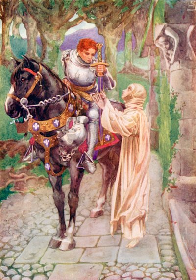 The Quest for the Holy Grail by English School