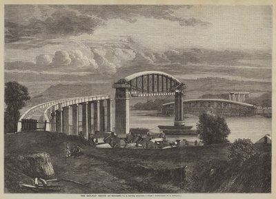 The Railway Bridge at Saltash, I K Brunel, Engineer by English School