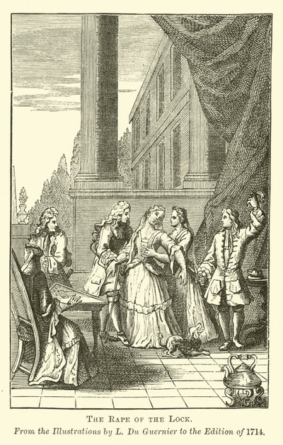 The Rape of the Lock by English School