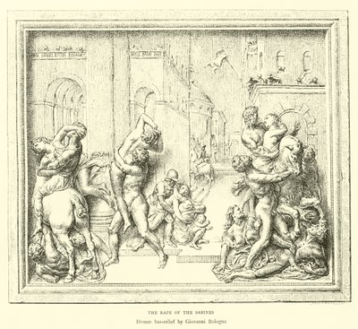 The Rape of the Sabines by English School
