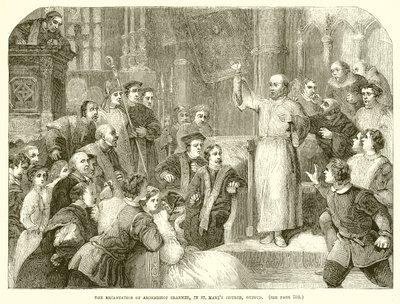 The Recantation of Archbishop Cranmer in St. Mary