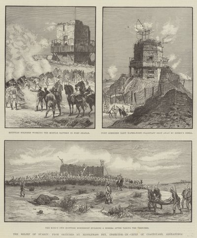 The Relief of Suakin by English School