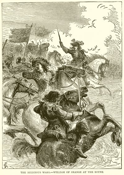 The Religious Wars: William of Orange at the Boyne by English School
