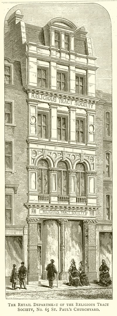 The Retail Department of the Religious Tract Society, No. 65 St. Paul