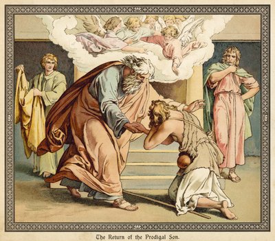 The Return of the Prodigal Son by English School