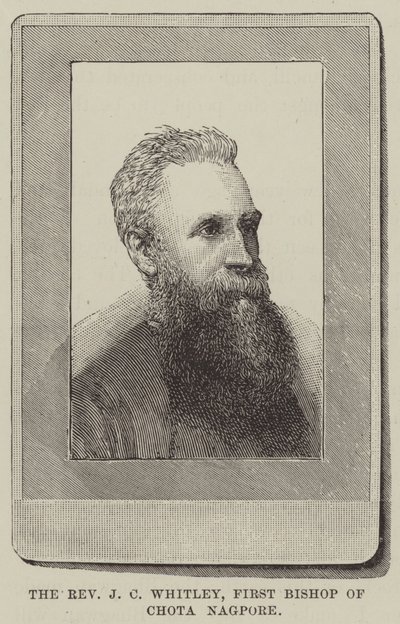 The Reverend J C Whitley, first Bishop of Chota Nagpore by English School