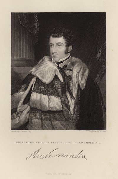 The Right Honourable Charles Lennox by English School