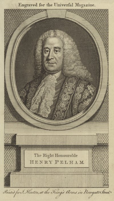 The Right Honourable Henry Pelham by English School